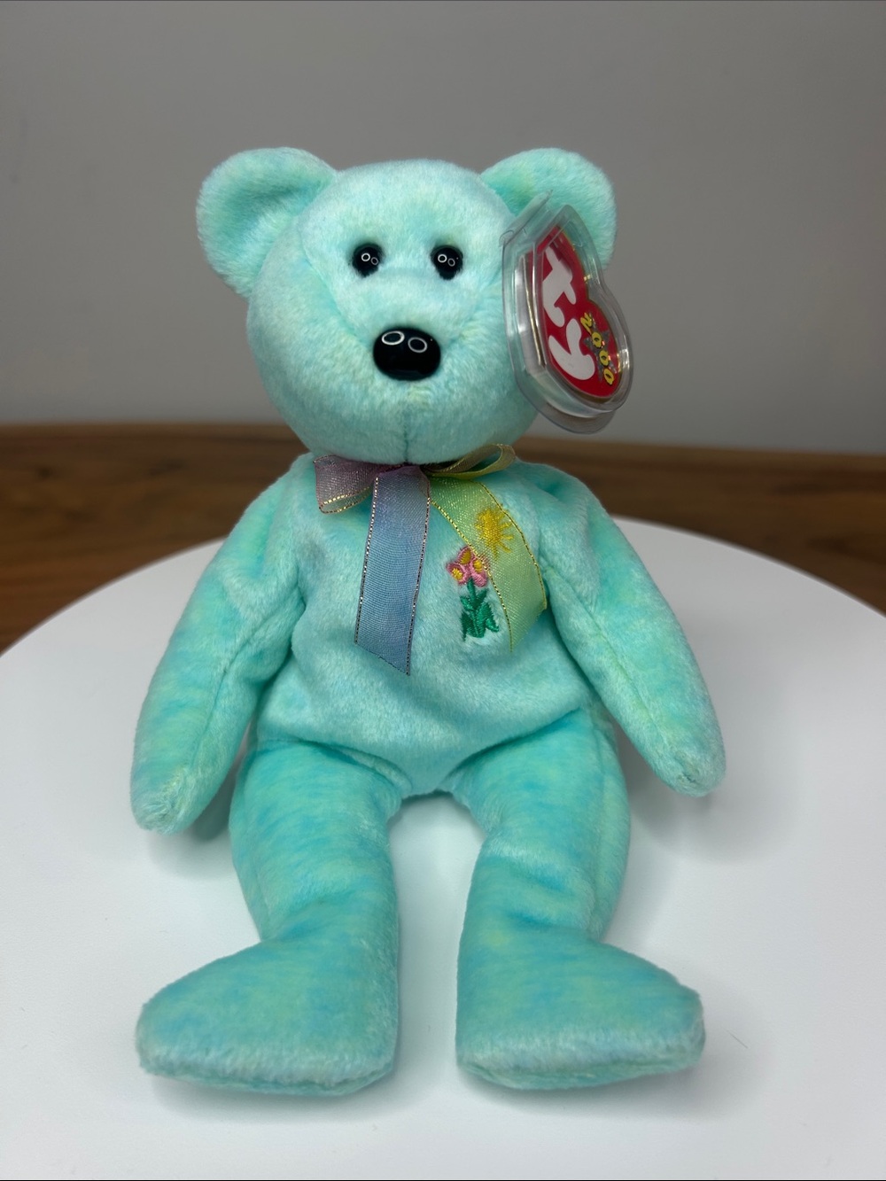 2/$25🌻 TY Beanie Baby Ariel the Bear 2000 | Retired | Case Included